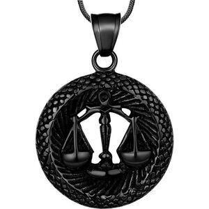 12Constellation Necklace Zodiac Star Sign Horoscope Pendant 316L Stainless Steel